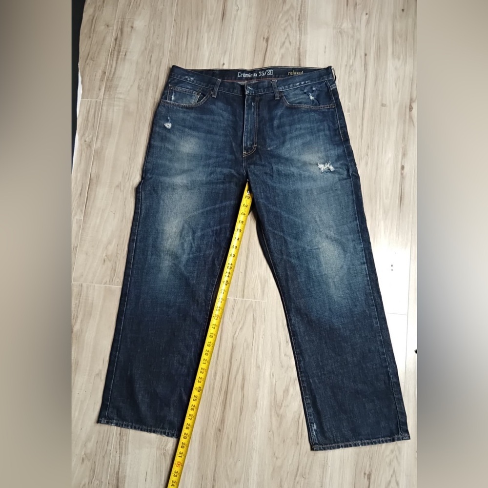 Cremiuox Men's Blue Jeans size 38x 30 pre owned good condition